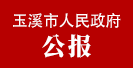 玉溪市人民政府公報